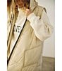 Free People FP Movement On The Move Packable Puffer Sleeveless Knee Length Vest, Color:Muted Beige - Image 10