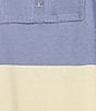 FP Movement Retro Rugby Stripe Pattern Quarter Zip Short Sleeve Short Set - Image 3