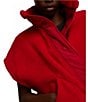 Free People FP Movement Scout It Out Funnelneck Sleeveless Fleece Vest, Color:Cranberry - Image 4