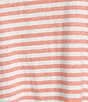 Free People FP Movement Stripe Tackle Crew Neck Short Sleeve Tee, Color:Court Stripe Fruit Punch - Image 4
