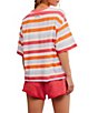 FP Movement Stripe Tackle Crew Neck Short Sleeve Tee - Image 2