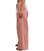 Free People FP Movement Studio Siren High Rise Wide Leg Drawstring Pants, Color:Petal - Image 3