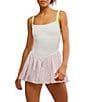 Free People FP Movement Swing Of Things Colorblock Scoop Neck Sleeveless Sport Dress, Color:Lavender Glaze - Image 1