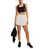 Free People FP Movement Swing Of Things High Rise Pleated Skort, Color:White - Image 4