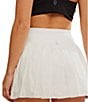 Free People FP Movement Swing Of Things High Rise Pleated Skort, Color:White - Image 5