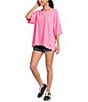 FP Movement Tackle Tee Scoop Neck Short Sleeve Boxy Tee - Image 3