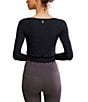 FP Movement Tempo Double Or Nothing Crew Neck Long Sleeve Layered Hem Ribbed Top - Image 2