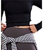 FP Movement Tempo Double Or Nothing Crew Neck Long Sleeve Layered Hem Ribbed Top - Image 5
