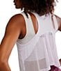 Free People FP Movement Tempo Flash Finish Scoop Neck Sleeveless Tank, Color:Rose Water - Image 6