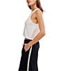 Free People FP Movement Tempo Flash Finish Scoop Neck Sleeveless Tank, Color:White - Image 3