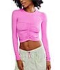 FP Movement Tempo Ruched Crew Neck Long Sleeve Top - Image 1