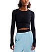 FP Movement Tempo Ruched Crew Neck Long Sleeve Top - Image 1