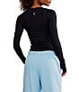 FP Movement Tempo Ruched Crew Neck Long Sleeve Top - Image 2