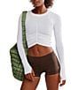 FP Movement Tempo Ruched Crew Neck Long Sleeve Top - Image 6