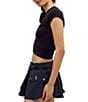 FP Movement Tempo Ruched Crew Neck Short Sleeve Top - Image 3
