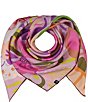 Color:Orchid Pink - Image 1 - Birds Of Paradise Silk Square Scarf