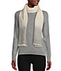 Color:Ivory - Image 1 - Ombre Cashmere Muffler