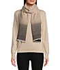 Color:Taupe - Image 1 - Ombre Cashmere Muffler
