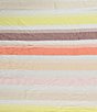 Color:Cadmium Yellow - Image 3 - Stripes Wrap Oblong Scarf