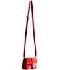 FRANCES VALENTINE Crossbody Accordion Buckled Wallet, Color:Red - Image 5