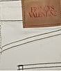 FRANCES VALENTINE Ace Stretch Denim Straight Wide Leg Jeans, Color:White - Image 4