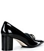 FRANCES VALENTINE Barbara Patent Leather Block Heel Loafers - Image 2