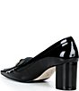 FRANCES VALENTINE Barbara Patent Leather Block Heel Loafers - Image 3