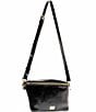 FRANCES VALENTINE Billie Crinkle Leather Sling Crossbody Bag, Color:Black - Image 4