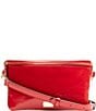 FRANCES VALENTINE Billie Crinkled Leather Sling Bag, Color:Red - Image 1