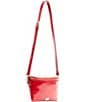 FRANCES VALENTINE Billie Crinkled Leather Sling Bag, Color:Red - Image 4