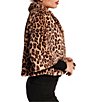 FRANCES VALENTINE Blaine Faux Fur Leopard Print Jacket - Image 3