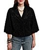 FRANCES VALENTINE Blaine Lamb Faux Fur Short Jacket - Image 1