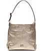 FRANCES VALENTINE Brynn Metallic Tumbled Hobo Shoulder Bag - Image 1