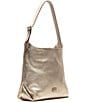 FRANCES VALENTINE Brynn Metallic Tumbled Hobo Shoulder Bag - Image 3