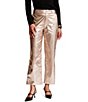 FRANCES VALENTINE Coleman Straight Leg Metallic Ankle Pants - Image 1
