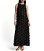 FRANCES VALENTINE Daisy Applique Francesca Shift Maxi Dress - Image 1