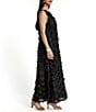 FRANCES VALENTINE Daisy Applique Francesca Shift Maxi Dress - Image 3