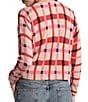 FRANCES VALENTINE Darling Merino Wool Striped Lollipop Lattice Button-Front Short Jacket - Image 2
