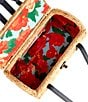 FRANCES VALENTINE Dottie Wicker Basket Satchael Bag - Image 3