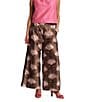 FRANCES VALENTINE Dupioni Lively Print Palazzo Pull-On Ankle Pants - Image 1