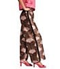 FRANCES VALENTINE Dupioni Lively Print Palazzo Pull-On Ankle Pants - Image 3