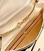 FRANCES VALENTINE Evie Mirror Gold Metallic Envelope Clutch, Color:Gold - Image 3