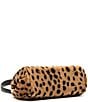 FRANCES VALENTINE Frances Cheetah Print Haircalf Top Handle Satchel Bag, Color:Camel/Black - Image 3