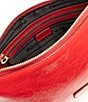 FRANCES VALENTINE Freddie Crinkle Leather Soft Pouch Shoulder Bag, Color:Red - Image 2