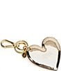 FRANCES VALENTINE FV Logo Heart Keychain, Color:Platino - Image 1