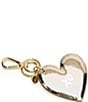 FRANCES VALENTINE FV Logo Heart Keychain, Color:Platino - Image 2