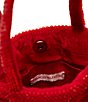 FRANCES VALENTINE Gatsby Sequin Party Mini Tote Bag, Color:Red - Image 3