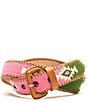 FRANCES VALENTINE Guatemalan Hand Woven Leather Belt - Image 2
