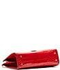 FRANCES VALENTINE Jackie Crocodile Frame Satchel Bag, Color:Red - Image 4