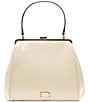FRANCES VALENTINE Katherine Crinkled Leather Frame Bag - Image 1